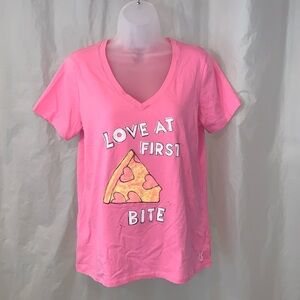 LN XL COZY ZOE ‘Love At First Bite” Pizza Sleep T